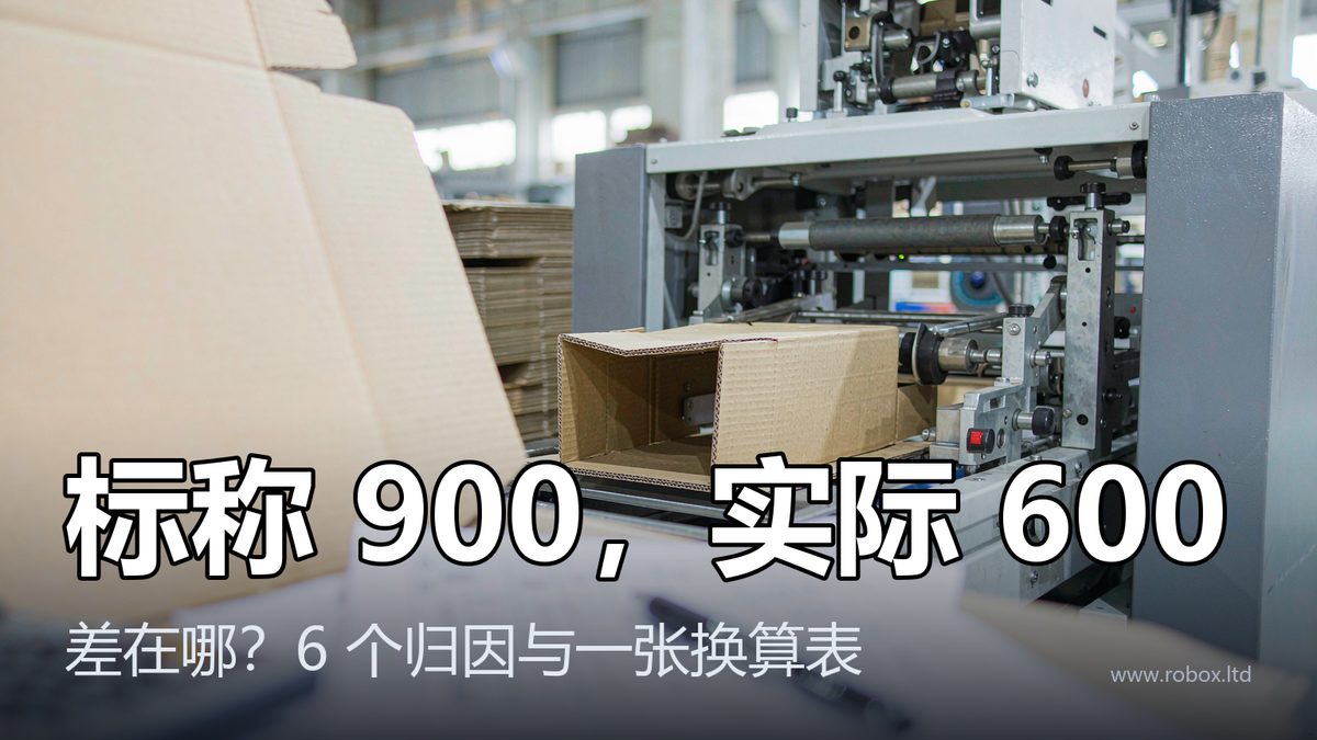 为什么折盒机达不到标称速度？6 个归因与对策
